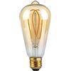 V-TAC VT-2066 Lampadina led 5W E27 ST64 filamento effetto vintage colore ambrato luce 1800K - 217220
