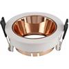 V-TAC VT-872 Portafaretto incasso rotondo orientabile bianco con interno ramato per lampade GU10-GU5.3 - SKU 3155