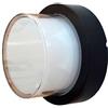 V-TAC VT-828 Lampada LED 12W tonda nero bianco naturale 4000K waterproof IP54 - sku 8542