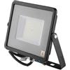V-TAC PRO VT-56-B-N Faro led 50W slim alluminio nero chip Samsung SMD alta luminosità 115LM/W bianco freddo 6500K - SKU 21761