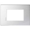 BTICINO Placca Bticino Axolute air 3 posti metallo tech HW4803HC