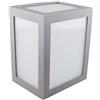 V-TAC VT-822 Lampada applique LED 12W wall light cube grigio bianco freddo 6400K - sku 8339
