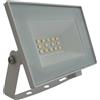 V-TAC PRO Faro LED Slim E-Series 10 W - 4000 K - 730 lm - 110° - Alluminio bianco - IP65 - Driver integrato - 23971