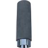 V-TAC VT-864 Lampadario portafaretto pendente 1mt GU10 in gesso grigio con bordo metallo cromato - sku 3135