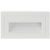 V-TAC VT-1130 Lampada segnapasso LED 3W applique da parete rettangolare bianco IP65 bianco caldo 3000K - SKU 10378