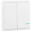 V-TAC Smart Home VT-5132 Interruttore switch wireless 2 tasti senza fili Wi-Fi con luce led IP54 - sku 8461