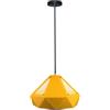 V-TAC VT-7310-Y Lampadario portalampada LED E27 a Prisma in metallo (Max 60W) Colore Giallo - 3947