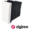 ETTROIT Deviatore Smart ZigBee Tuya 230V Bianco compatibile BTicino Living - SKU LBZB0801