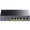 CUDY Switch di rete 4 Porte PoE + 2 Porte Uplink 10/100Mbps 60W Switch non gestionale Cudy FS1006P