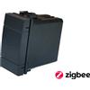 ETTROIT Deviatore Smart ZigBee Tuya Compatibile BTicino Living nero- LNZB0801