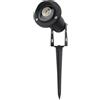 V-TAC VT-1126 Picchetto da giardino led in alluminio con portalampada GU10 105*75*245mm orientabile colore nero IP65 - sku 10373