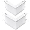 V-TAC PRO VT-7-41-LW Coppia raccordo led a incasso 2pcs 10W chip samsung corpo bianco per plafoniera linear light - sku 389