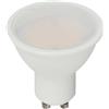 V-TAC PRO Faretto LED GU10 4,5 W - Chip CREE - 6500K - 400 lm - 100° - Copertura satinata, Bianco freddo - 21203-6