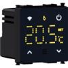 ETTROIT Cronotermostato Smart Wi-Fi TUYA da incasso compatibile supporti Vimar Plana, nero EVWFN4102