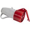 FANTON 71010 Presa mobile rossa trifase 3P+T 16A 380-415V 6h IP44 con cablaggio a vite