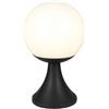 V-TAC VT-1230 Lampada LED da giardino a globo con portalampada E27 Colore Nero Opaco h: 35cm IP44 - 11826