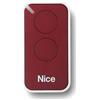NICE Trasmettitore per cancelli 2Ch 433Mhz Nice Era Inti Rosso