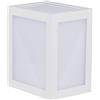 V-TAC Lampada LED da parete 12W forma di Lanterna quadrata Colore Bianco luce 4000K IP65 218335
