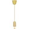 V-TAC VT-7668 Lampadario pendente 1MT E27 in calcestruzzo Ф50mm IP20 giallo - SKU 3745