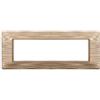ETTROIT Placca compatibile Vimar Plana 7 moduli plastica colore oro satinato Ettroit EV85611