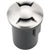 V-TAC VT-7678-2 Portafaretto a incasso segnapasso calpestabile 2 fasci rotondo in alluminio MR16 GU5.3 IP67 - sku 8568