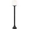 V-TAC Lampada da Terra a sfera con Portalampada E27 Colore Nero Opaco h:97cm IP44