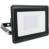 V-TAC VT-138 faro led 30W chip samsung SMD bianco freddo 6500K slim alluminio nero box derivazione IP65 - SKU 20312