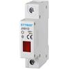ETTROIT Indicatore luminoso segnalazione LED luce rosso 230V occupa 1 modulo DIN Ettroit JXB1D-16