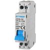 ETTROIT Interruttore magnetotermico 1P+N 25A 220V 1 ModulO DIN Ettroit JX152540