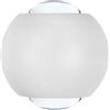 V-TAC VT-2502 Lampada applique LED 2W da parete sferica doppio fascio luminoso 3000K colore bianco IP54 - SKU 10585