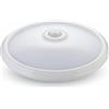 V-TAC PRO VT-13 Plafoniera led 12w chip samsung circolare con sensore di movimento IR + crepuscolare 4000K IP20 - SKU 21808