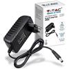 V-TAC VT-23032 Alimentatore switching stabilizzato 30W 12V 2.5A jack 2.1mm Plug&play in plastica - SKU 2671