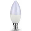 V-TAC VT-293D Lampadina led chip samsung SMD 5,5W candela E14 bianco naturale 4000K dimmerabile - SKU 20186