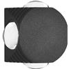 V-TAC VT-2544 Lampada da parete LED 4W rotonda con 4 fasci luminosi applique da muro 3000K colore nero IP54 - SKU 10588