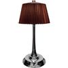 V-TAC Lampada LED da Tavolo 1.5W - Touch Dimmerabile 3in1, Marrone Cromato con batteria ricaricabile USB-C - 23358