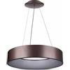 V-TAC VT-25-1-C lampadario led rotondo a sospensione 20W forma circolare anello sospeso luce bianco caldo 3000K dimmerabile caffè - SKU 3994