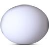 V-TAC VT-7801 Lampada LED da terra sfera ovale light Ø20cm multicolor RGB batteria ricaricabile IP67 con telecomando - sku 40141