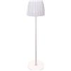 V-TAC Lampada LED da Tavolo 2.7W ricaricabile Bianco a batteria con USB C Touch Dimmerabile 3in1 - 23355