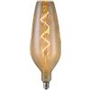 V-TAC VT-2272 Lampadina led ornamentale E27 4W B125 filamento a spirale vetro Ambra fumè 2700K - sku 23171