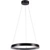 V-TAC VT-7823 lampadario led a sospensione rotondo 19W forma circolare anello sospeso in metallo d:40cm luce 3000K nero - SKU 10052