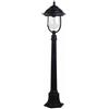 V-TAC VT-851 Portalampada lampione lanterna giardino in alluminio fissaggio a terra 110CM IP44 1xE27 - SKU 7530