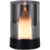 V-TAC VT-7564 Lampada da tavolo candela LED 2W 3000K con batteria ricaricabile con sensore movimento colore nero - SKU 10567