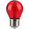 V-TAC VT-2132 Lampadina led rossa lampada 2W E27 G45 filamento vetro colorato red rosso- SKU 217413