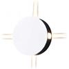 V-TAC VT-706 Lampada LED 4W da parete rotondo bianco wall light bianco caldo 3000K IP65 - SKU 8213