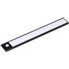 V-TAC Lampada LED da armadio a batteria ricaricabile USB 2,5W Sensore PIR Colore Nero 60cm luce 3000K IP20 - 2968