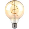 V-TAC VT-2024 Lampadina globo led lampada filamento vintage ambrato 4W E27 G95 luce calda 2200k sku 217146