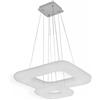 V-TAC VT-7608 lampadario led 68W sospensione doppio anello forma quadrata color change 3in1 dimmerabile con telecomando - SKU 3965