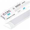 V-TAC VT-8-20 plafoniera sottile tubo led prismatico chip samsung 20W 100lm/W 60cm 3000k IP20