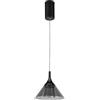 V-TAC VT-7831 Lampadario LED 9W a campana a sospensione design Moderno 19.5*17.5*100Cm Colore nero 3000K - 10081