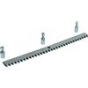 CAME Cremagliera zincata acciaio a bullonare con fori e distanziali modulo 4 30x12 mm